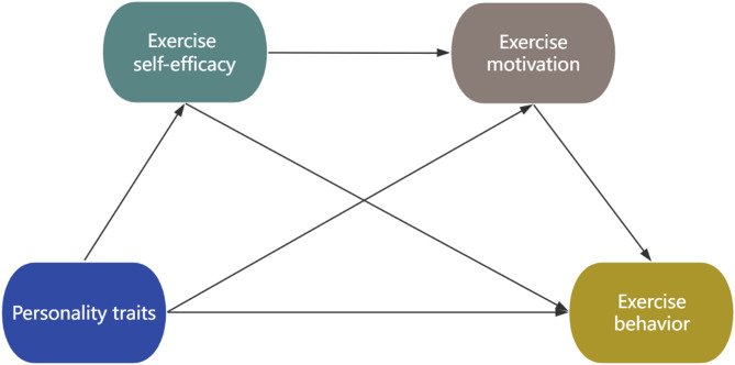 The influence of personality traits on college students' exercise behavior: a chain mediation model of exercise self-efficacy and exercise motivation.