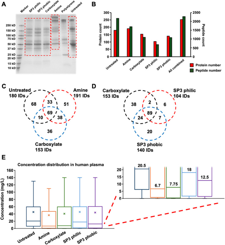 High-throughput plasma/serum proteomics by coupling nanoparticle protein corona-based sample preparation and capillary zone electrophoresis-tandem mass spectrometry.