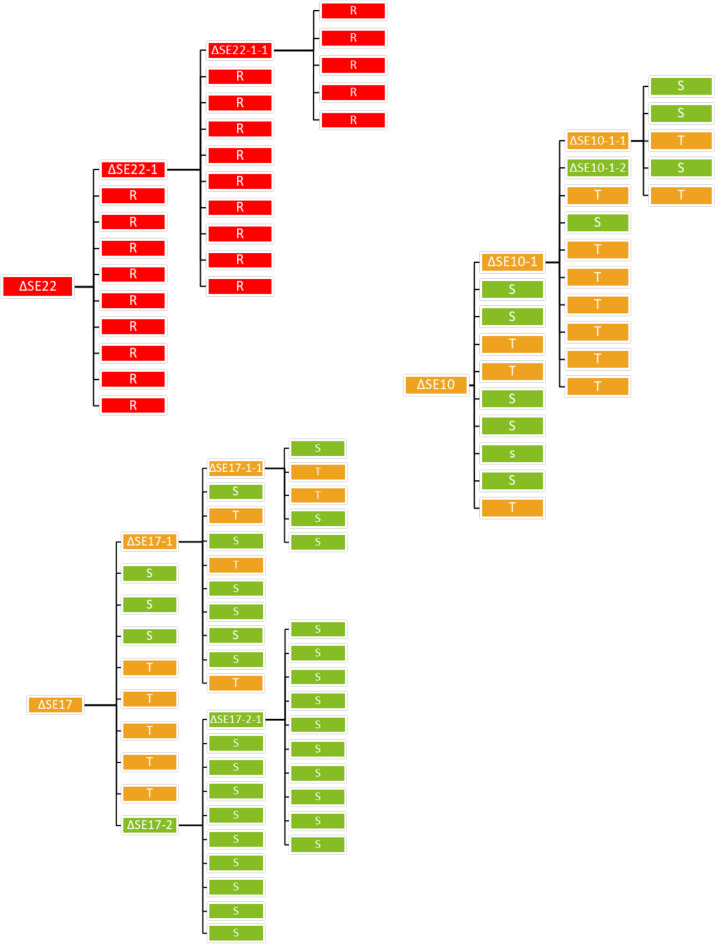 Characterization of Salmonella adaptation in response to phage treatment in broiler chickens.