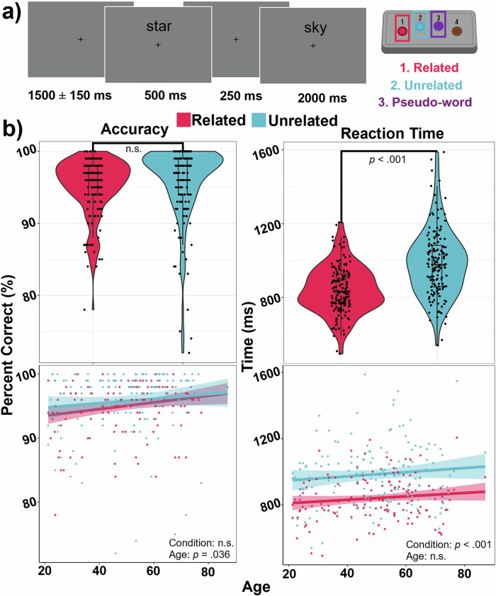 Age-related alterations in alpha and beta oscillations support preservation of semantic processing in healthy aging.