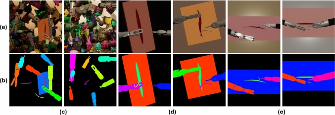 A reproducible framework for synthetic data generation and instance segmentation in robotic suturing.