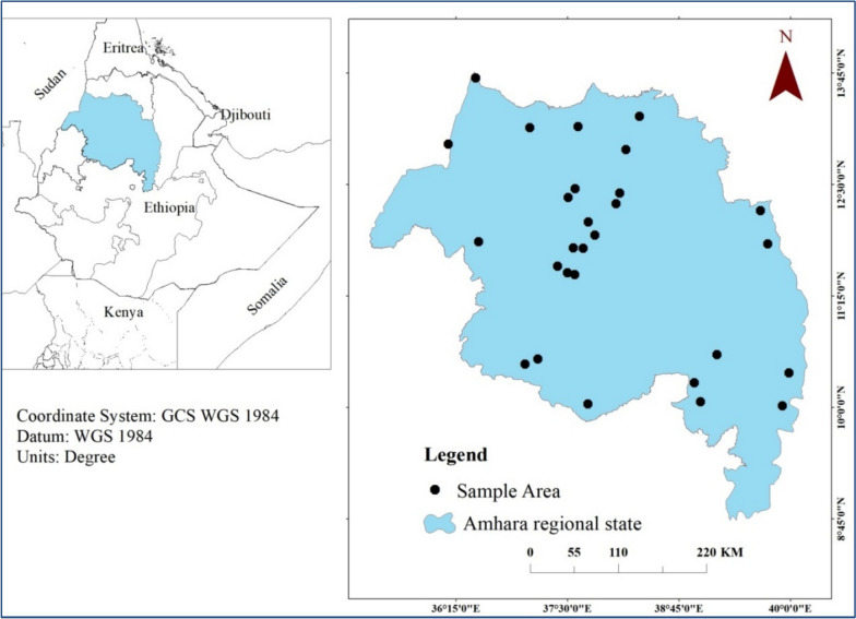 Deletion of target gene (histidine-rich protein 2/3) for Plasmodium falciparum rapid diagnostic tests in Amhara region, Ethiopia: a cross-sectional study.