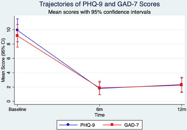 Depression and Anxiety in Patients Who Received a CRT Device and Did Not Have Shock Therapy During a 12-Month Follow-Up.