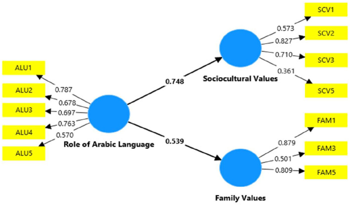 Investigating the role of Arabic language in sustaining socio-cultural identity and family values in Emirati society.