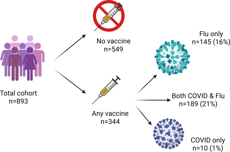 Factors influencing healthcare worker symptomatic respiratory infection and vaccine uptake during the post-COVID-19 pandemic period.