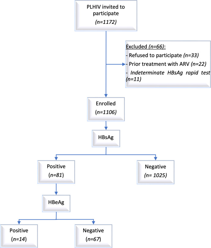 Epidemiological and clinical profile of hepatitis B infection in ART-naïve people living with HIV in Maputo, Mozambique: a cross-sectional study.