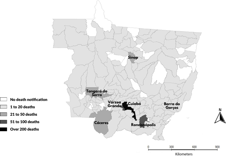 Cervical cancer mortality: descriptive study and time series analysis, Mato Grosso, 2013-2022.