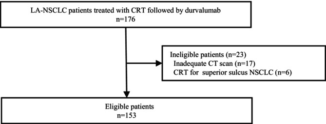 Effects of Sarcopenia on the Outcomes and Safety of Chemoradiotherapy Followed by Durvalumab for the Treatment of Patients With Locally Advanced Non-Small Cell Lung Cancer.