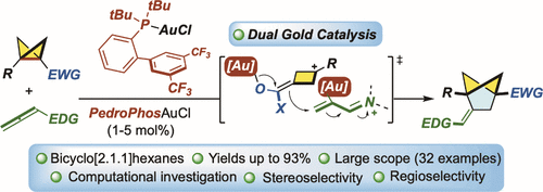 Dual Au(I) Catalysis in Regioselective Cycloaddition of Bicyclo[1.1.0]butanes with Allenes