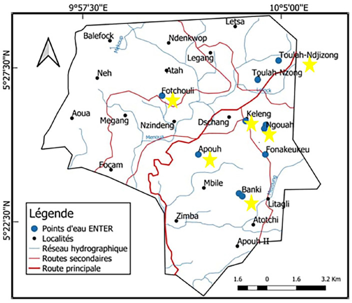 Household drinking water management practices in urban and rural households in Dschang City, Cameroon.