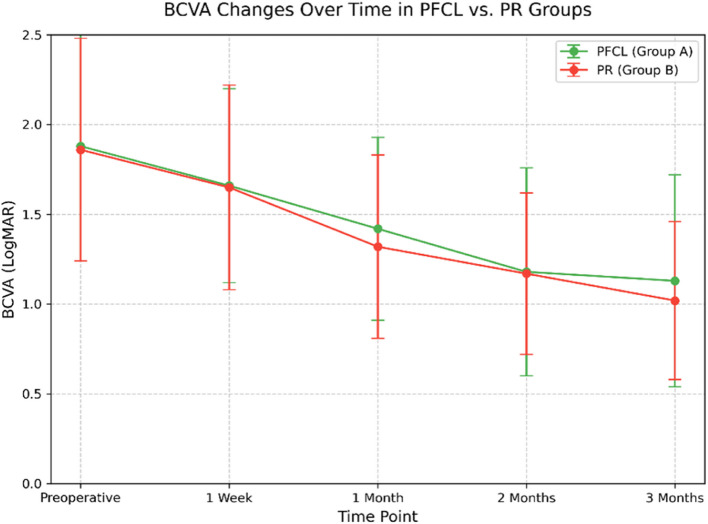 Outcomes of perfluorocarbon liquid vs. posterior retinotomy as adjuncts during pars-plana vitrectomy for the surgical repair of rhegmatogenous retinal detachment: a randomized clinical trial.