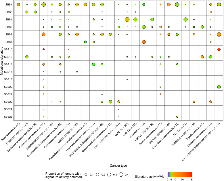 Characterization of Mutational Signatures in Tumors from a Large Chinese Population.