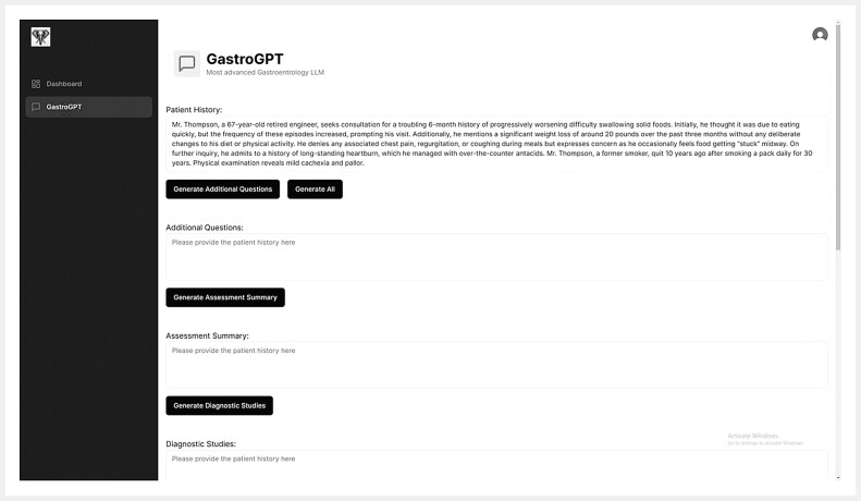GastroGPT: Development and controlled testing of a proof-of-concept customized clinical language model.