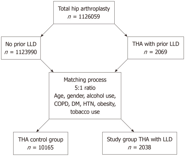 Prior leg length discrepancy in total hip arthroplasty patients causes greater implant complications and faster time to revision.