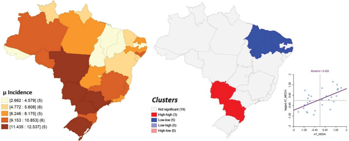 Spatiotemporal patterns and structural inequalities associated with the incidence of common workplace accidents in Brazil.
