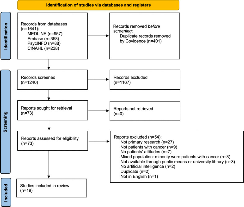 Patient Attitudes Toward Artificial Intelligence in Cancer Care: Scoping Review.