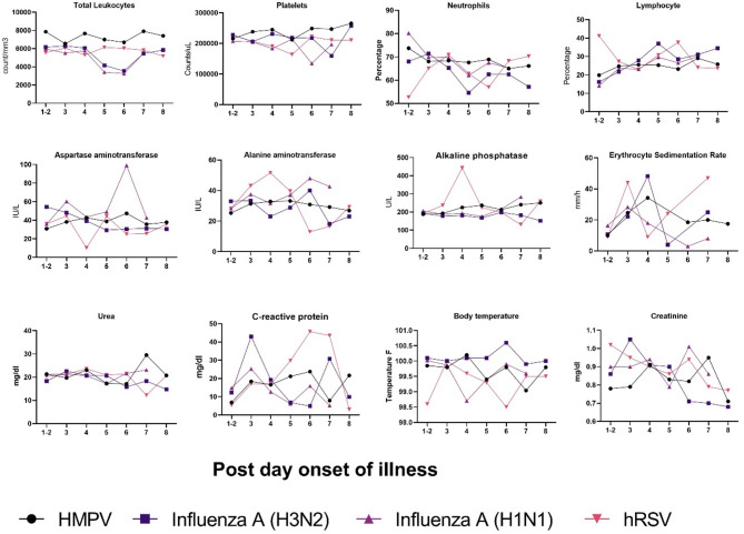 Respiratory viral infections in hospitalized adults: a comparative clinico-laboratory study of RSV, HMPV, and influenza.