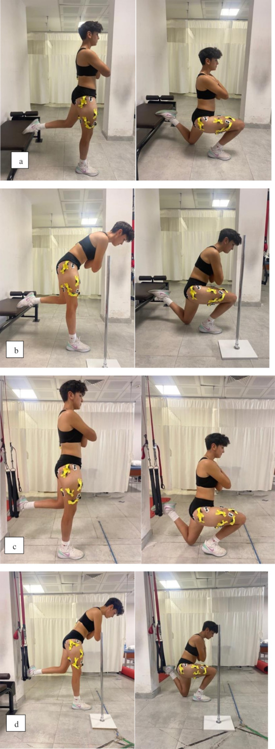 Targeted muscle activation in Bulgarian split squat variations: effects of trunk position and suspension-based execution.
