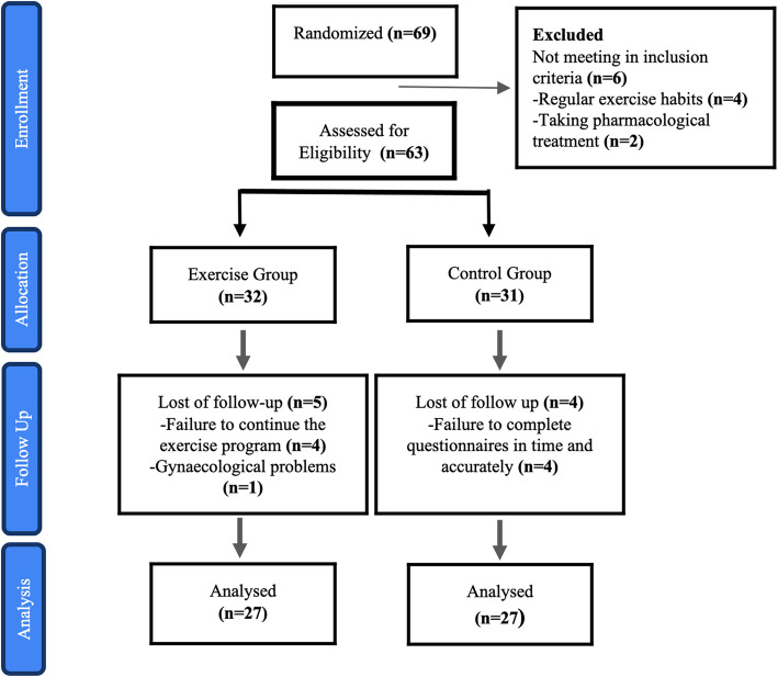 The effect of exercise on menstrual symptoms: a randomized controlled trial.