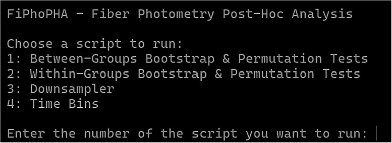 FiPhoPHA-A Fiber Photometry Python Package for Post Hoc Analysis.