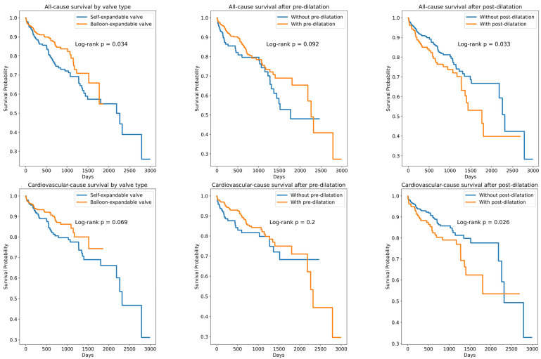 Impact of Pre- and Post-Dilatation on Long-Term Outcomes After Self-Expanding and Balloon-Expandable TAVI.