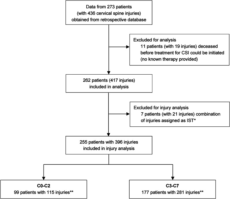 Determining the need for stabilising therapy of cervical spine injuries on CT: towards standardising decision-making in the emergency department.
