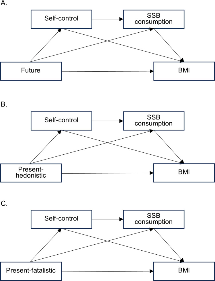 Time Perspective and BMI: The Mediating Roles of Self-Control and Sugar-Sweetened Beverage Consumption.