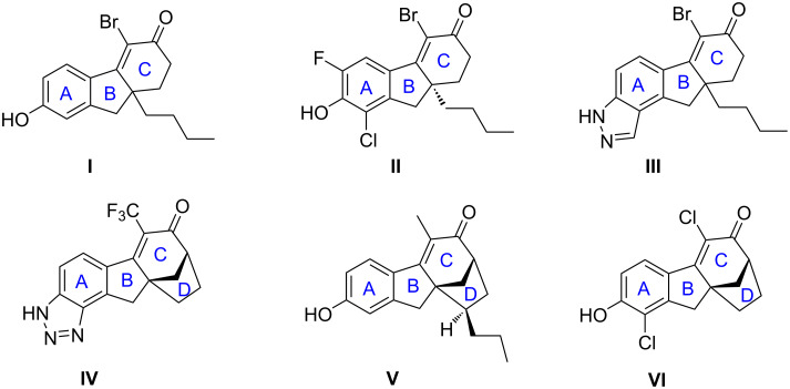 Formal synthesis of a selective estrogen receptor modulator with tetrahydrofluorenone structure using [3 + 2 + 1] cycloaddition of yne-vinylcyclopropanes and CO.