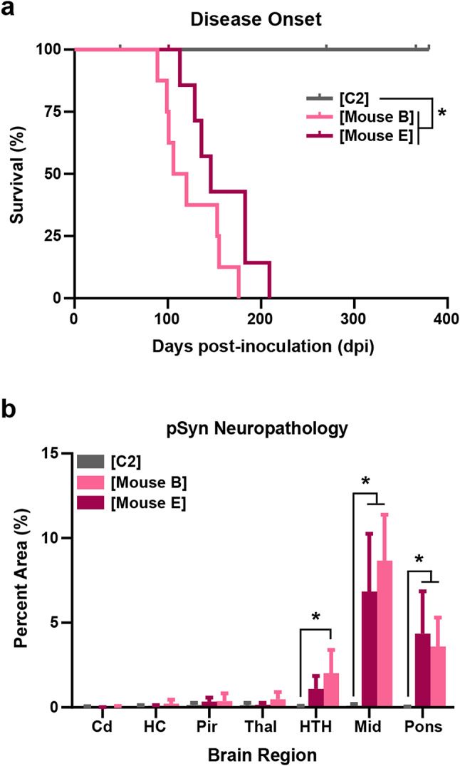 Evidence of a novel α-synuclein strain isolated from a Parkinson's disease with dementia patient sample.