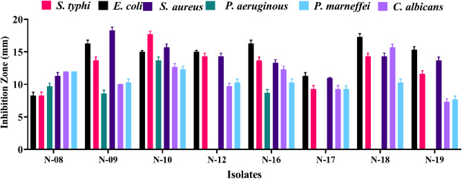 Antimicrobial and molluscicidal activities of Egyptian soil-derived Streptomyces rochei.