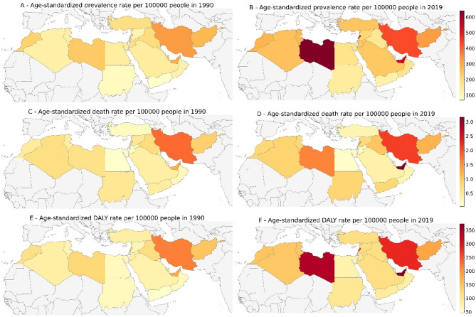 Burden of opioid use disorder in the Middle East and North Africa (MENA): findings from Global Burden of Disease (GBD) study.