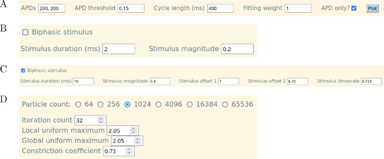 CardioFit: a WebGL-based tool for fast and efficient parametrization of cardiac action potential models to fit user-provided data.