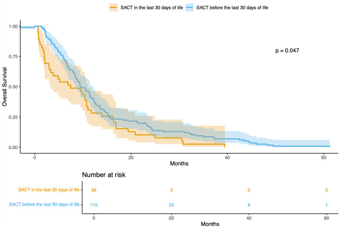 Systemic anticancer therapy during end of life in head and neck squamous cell carcinoma patients. A retrospective single center study.