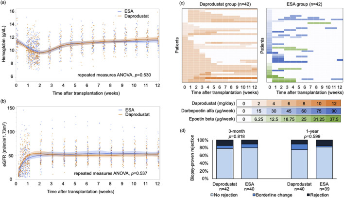 The Safety and Efficacy of Daprodustat for Recipients in Peritransplant Period: a Single-Center Retrospective Study on Post-Transplant Anemia Management in Kidney Transplantation.