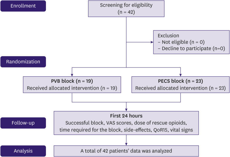 Comparison of Pectoral Nerve and Paravertebral Blocks for Postoperative Pain Management in Breast Surgery: A Multicentre Randomised Double-Blind Trial.