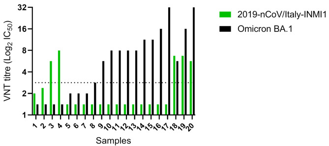 Cross-neutralising antibodies to SARS-CoV-2 in sera from straw-coloured fruit bats (Eidolon helvum) in Nigeria.