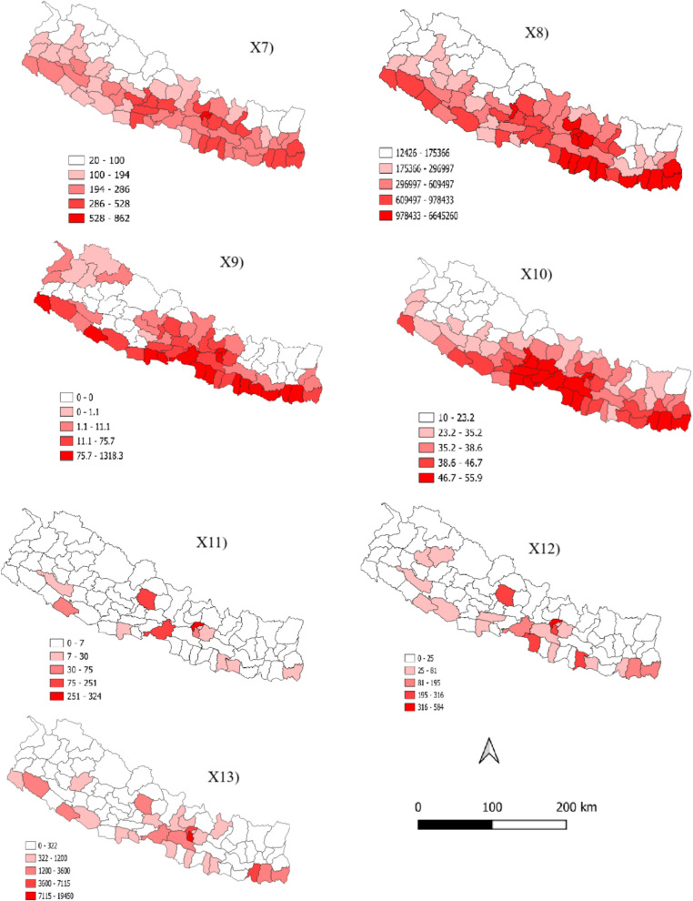 Spatiotemporal dynamics and associated drivers of COVID-19 incidence in Nepal.