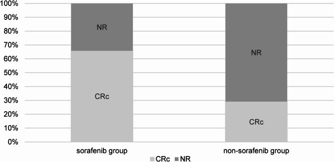 Salvage therapy containing sorafenib and donor lymphocyte infusion is associated with improved outcomes for FLT3 wild-type acute myeloid leukemia relapsing after allogeneic hematopoietic stem cell transplantation.