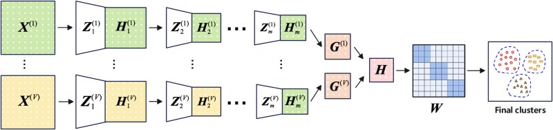 Multi-layer matrix factorization for cancer subtyping using full and partial multi-omics dataset.