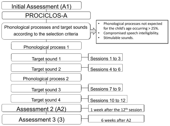 Efficacy of the Adapted Cycles Intervention Program (PROCICLOS-A) and the influence of severity on the performance of children with Speech Sound Disorders.
