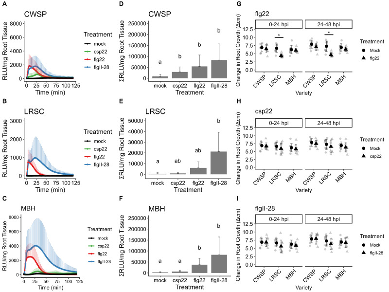 Below-ground tissues of <i>Capsicum annuum</i> respond to conserved bacterial peptides with pattern-triggered immunity.