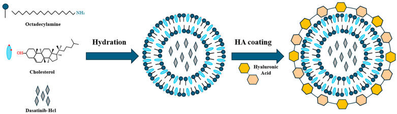 Hyaluronic-Acid-Coated Sterosome for Dasatinib Delivery in Hepatocellular Carcinoma: Preparation, Physicochemical Characterization, and In Vitro Evaluation.