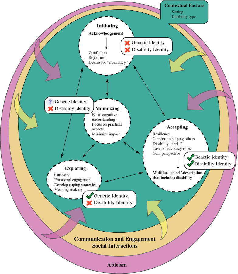 Identity development and adaptation in adolescents with genetic conditions: a qualitatively oriented mixed-methods study to develop strategies for optimizing clinical genetics services.