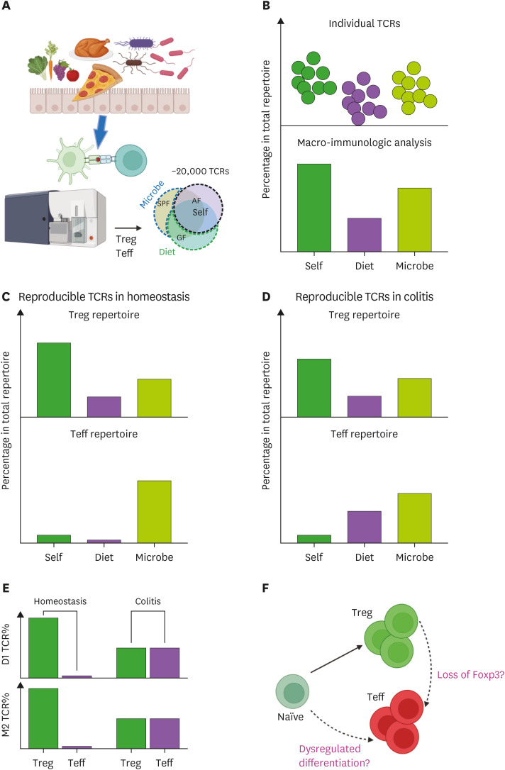 A Novel Approach of T Cell Receptor Classification Reveals Dynamic Interactions Amongst Diet, Microbiota, and Host T Cells.