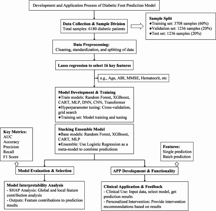The application of artificial intelligence models in predicting the risk of diabetic foot: a multicenter study.