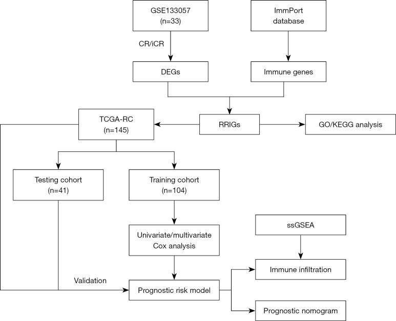 Identification of hub genes related to radiosensitivity and prognosis in rectal cancer.