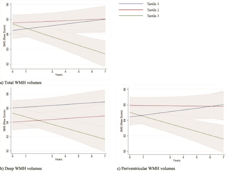 The association of retinal vessel calibre, white matter hyperintensities and cognitive decline in community-dwelling older adults.