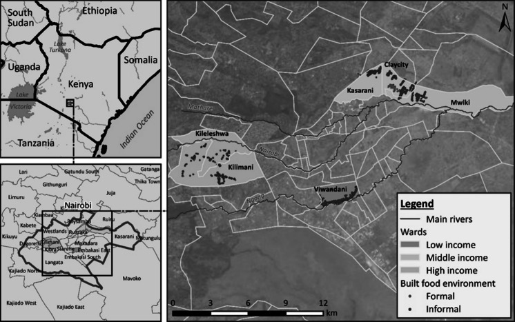 Assessing Market Food Diversity of Three Food Environments of Nairobi, Kenya, Using Spatial and Descriptive Analyses.