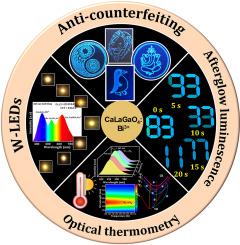 Broadband blue-emitting CaLaGaO4:Bi3+ phosphors with persistent afterglow for High-CRI w-LEDs and advanced anti-counterfeiting applications