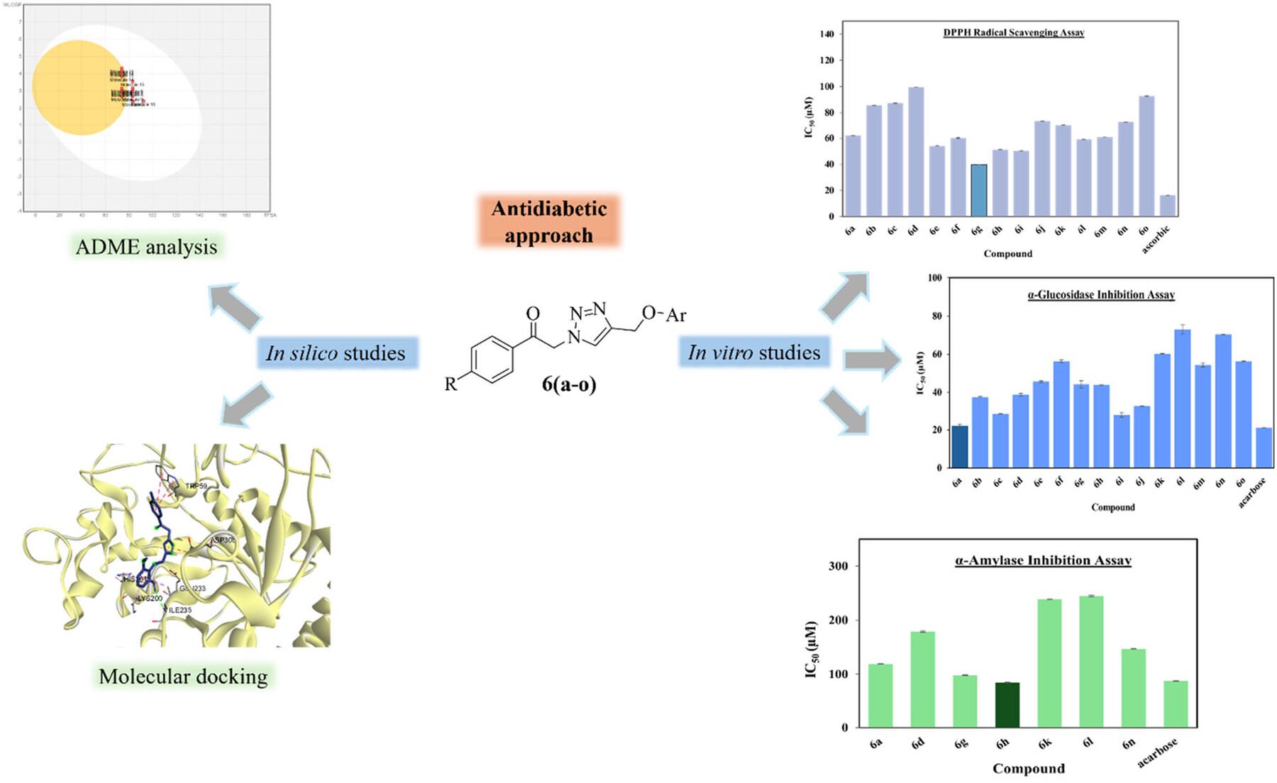 Development of 1,2,3-Triazoles as Dual Enzyme Inhibitors Targeting α-Amylase and α-Glucosidase for Type 2 Diabetes Intervention
